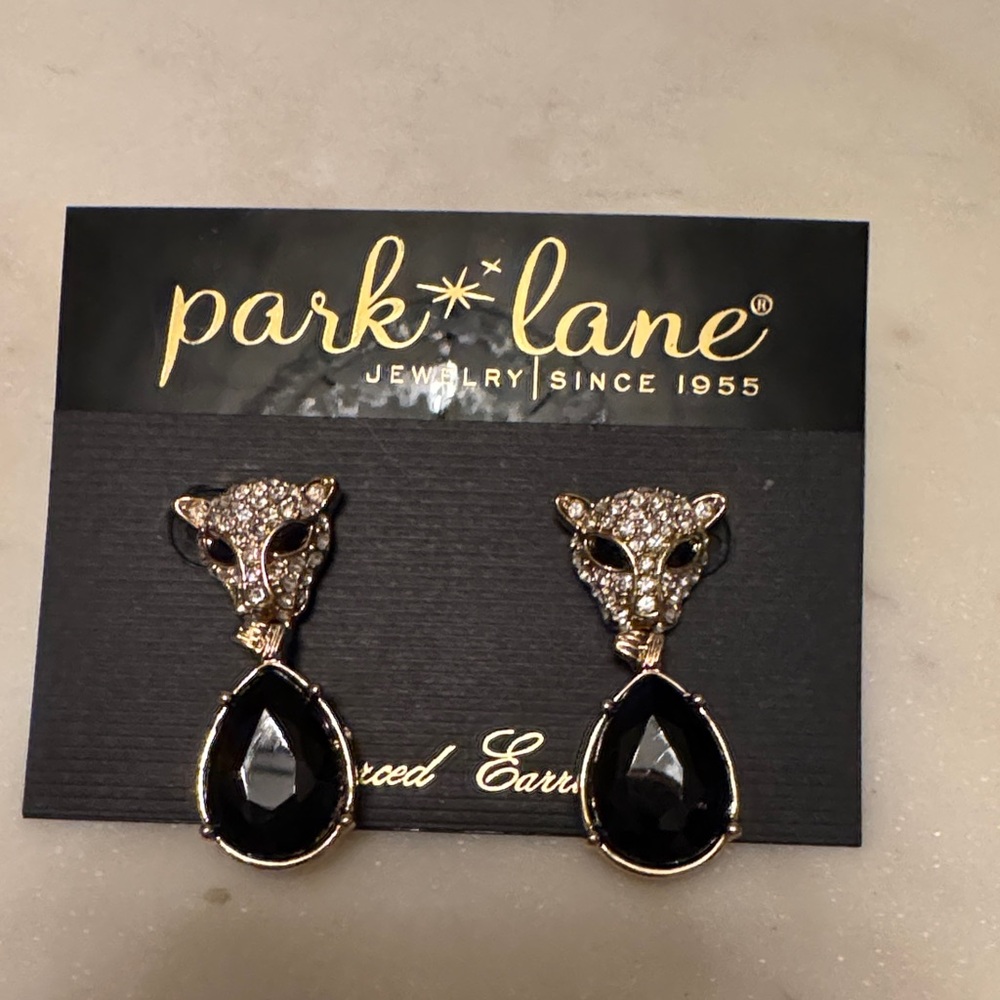 Park Lane leopard Earrings - Picture 2 of 4